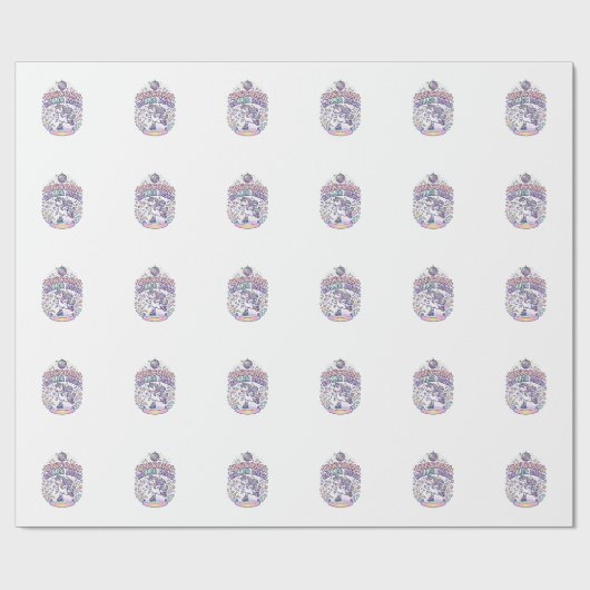 Papier Cadeau Conception de T-Shirt de conception graphique de R (Plat)
