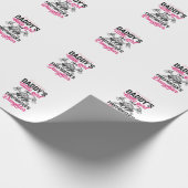 Papier Cadeau Conception de t-shirt vectoriel citation fille de  (Coin)