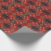 Papier Cadeau Conception de tapis ornementaux : Géométrique Vint (Coin)