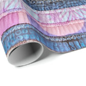 Papier Cadeau Conception de tapis ovale matelassé (Coin rond)