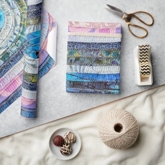 Papier Cadeau Conception de tapis Ovale Quilé (Artisanat)