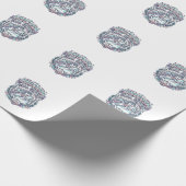 Papier Cadeau Conception de tee-shirt graphique de style rétro L (Coin)