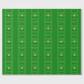 Papier Cadeau Conception de tennis (Plat)
