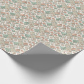 Papier Cadeau Conception de textile à carreaux gingham patchwork (Coin)