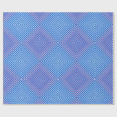 Papier Cadeau Conception de tissu bleu-rose pour l'enrobage du p (Plat)