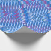 Papier Cadeau Conception de tissu bleu-rose pour l'enrobage du p (Coin)