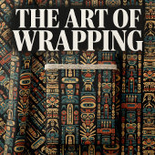 Papier Cadeau Conception de totems et de plumes amérindiens