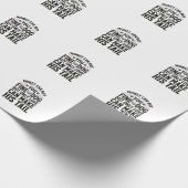 Papier Cadeau Conception de typographie de citation d'amour de c (Coin)
