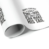 Papier Cadeau Conception de typographie de citation d'amour de c (Coin rond)