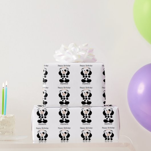 Papier Cadeau Conception de vache Anniversaire (Cadeaux de fête)