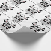 Papier Cadeau Conception de vache Anniversaire (Coin)
