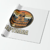 Papier Cadeau Conception de vecteur de baignoire rétro Capydada  (Déroulé)