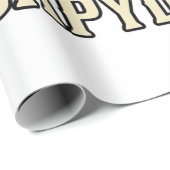 Papier Cadeau Conception de vecteur de baignoire rétro Capydada  (Coin rond)