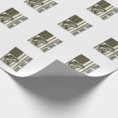 Papier Cadeau Conception de vecteur de drapeau de pêche à la bas (Coin)