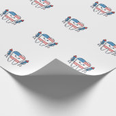 Papier Cadeau Conception de vecteur de feux d'artifice de mascot (Coin)