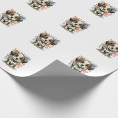 Papier Cadeau Conception de vecteur de gravure d'éclaboussure de (Coin)