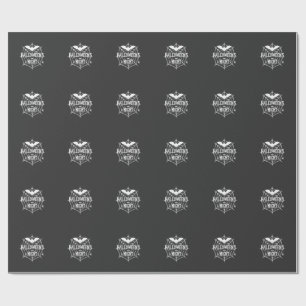 Papier Cadeau Conception de vecteur de toile d'araignée chauve-s