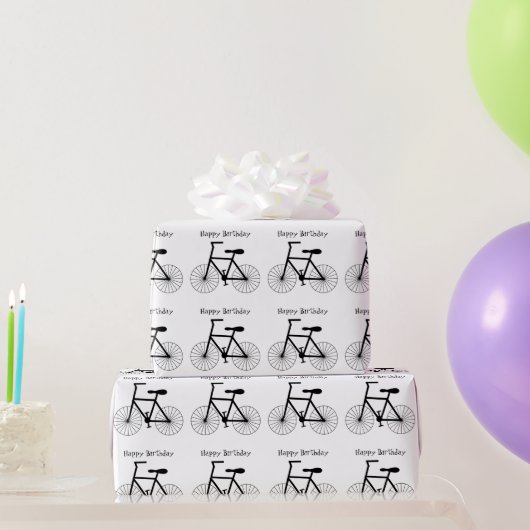 Papier Cadeau Conception de vélo (Cadeaux de fête)