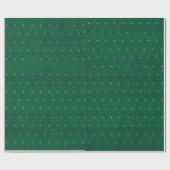 Papier Cadeau Conception des noeuds verts (Plat)
