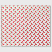 Papier Cadeau Conception des pastèques rouges (Plat)