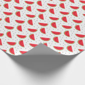 Papier Cadeau Conception des pastèques rouges (Coin)