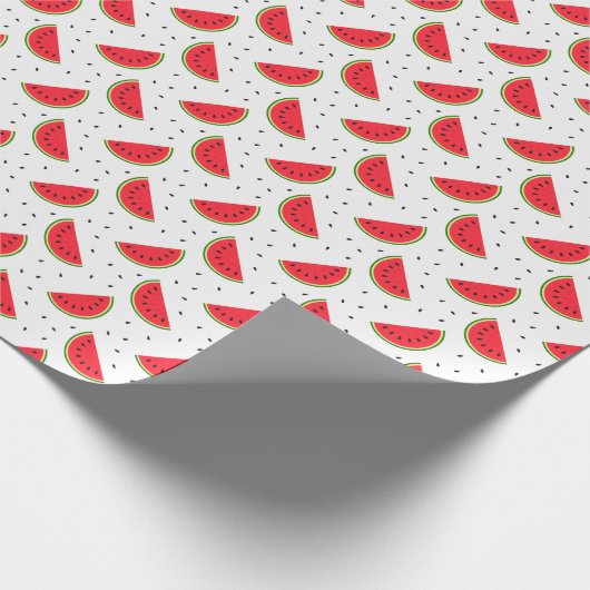 Papier Cadeau Conception des pastèques rouges (Coin)