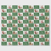 Papier Cadeau Conception des souris de Noël (Plat)