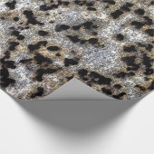 Papier Cadeau Conception d'impression Rustique Cheetah (Coin)