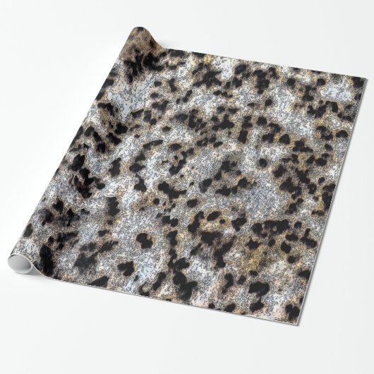 Papier Cadeau Conception d'impression Rustique Cheetah (Déroulé)