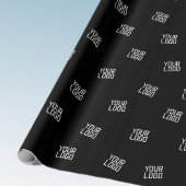 Papier Cadeau Conception disposée de manière aléatoire, logo ou 