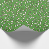 Papier Cadeau Conception d'ossements (Coin)