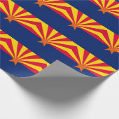 Papier Cadeau Conception du drapeau de l'État de l'Arizona (Coin)