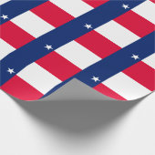 Papier Cadeau Conception du drapeau de l'État du Texas (Coin)