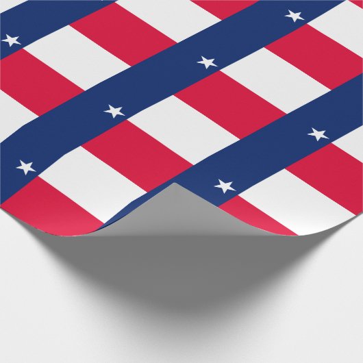 Papier Cadeau Conception du drapeau de l'État du Texas (Coin)