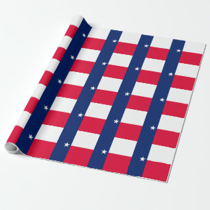 Papier Cadeau Conception du drapeau de l'État du Texas