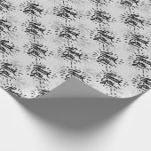 Papier Cadeau Conception du Motif de texte Merci (Coin)