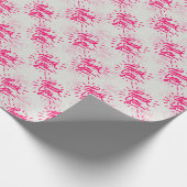 Papier Cadeau Conception du Motif de texte Merci (Coin)