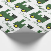 Papier Cadeau Conception du train Anniversaire (Coin)
