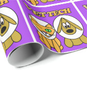 Papier Cadeau conception ecollar d'amis d'enveloppe de cadeau de (Coin rond)