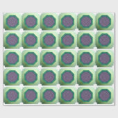 Papier Cadeau Conception en spirale avec bord cannelé (Plat)