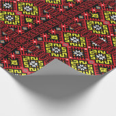 Papier Cadeau Conception ethnographique letton (Coin)