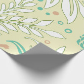 Papier Cadeau Conception Florale 21 (Coin)