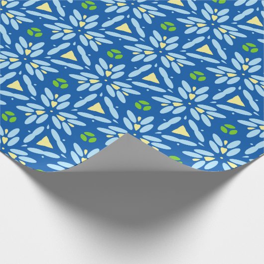 Papier Cadeau Conception florale Abstraite (Coin)