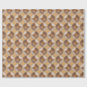 PAPIER CADEAU CONCEPTION GÉOMÉTRIQUE. (Plat)