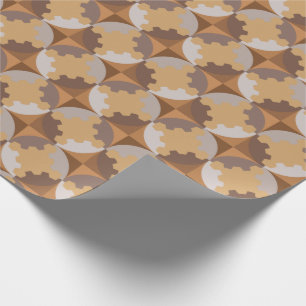 PAPIER CADEAU CONCEPTION GÉOMÉTRIQUE.