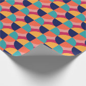 PAPIER CADEAU CONCEPTION GÉOMÉTRIQUE. (Coin)