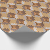 PAPIER CADEAU CONCEPTION GÉOMÉTRIQUE. (Coin)