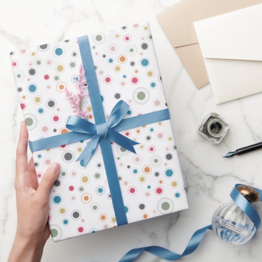 Papier Cadeau Conception géométrique abstraite avec des lignes e (Cadeaux)