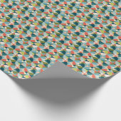 Papier Cadeau Conception géométrique du milieu du siècle, Abstra (Coin)