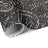 Papier Cadeau Conception gothique (Coin rond)